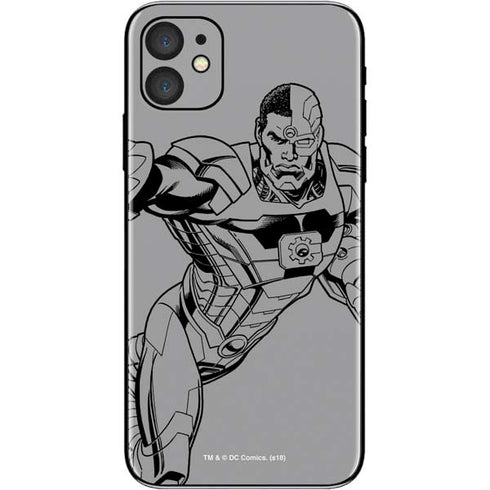 DC Comics Cyborg Comic Pop iPhone 11 Skin